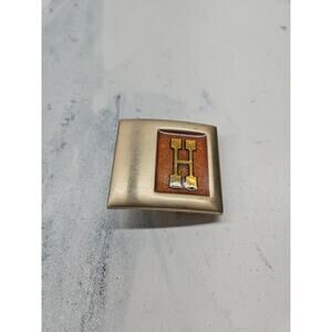 Vintage Lee Jeans N.Y. USA Last Name Letter H 6-21 Belt Buckle 2“ X 2“